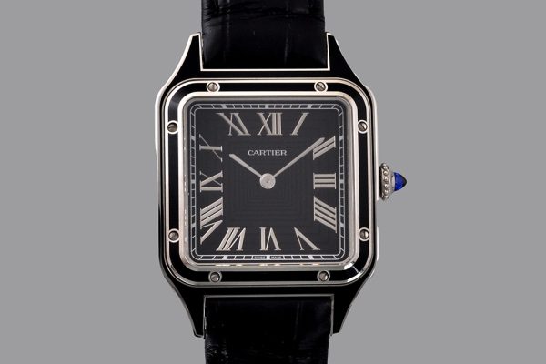 Cartier Santos Dumont Black Lacquer